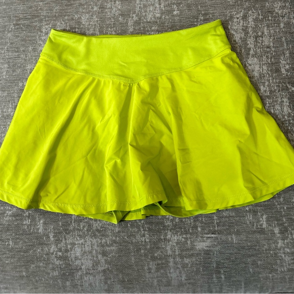 FP Movement See You on the Court Skort Size S Color Sunny Lime